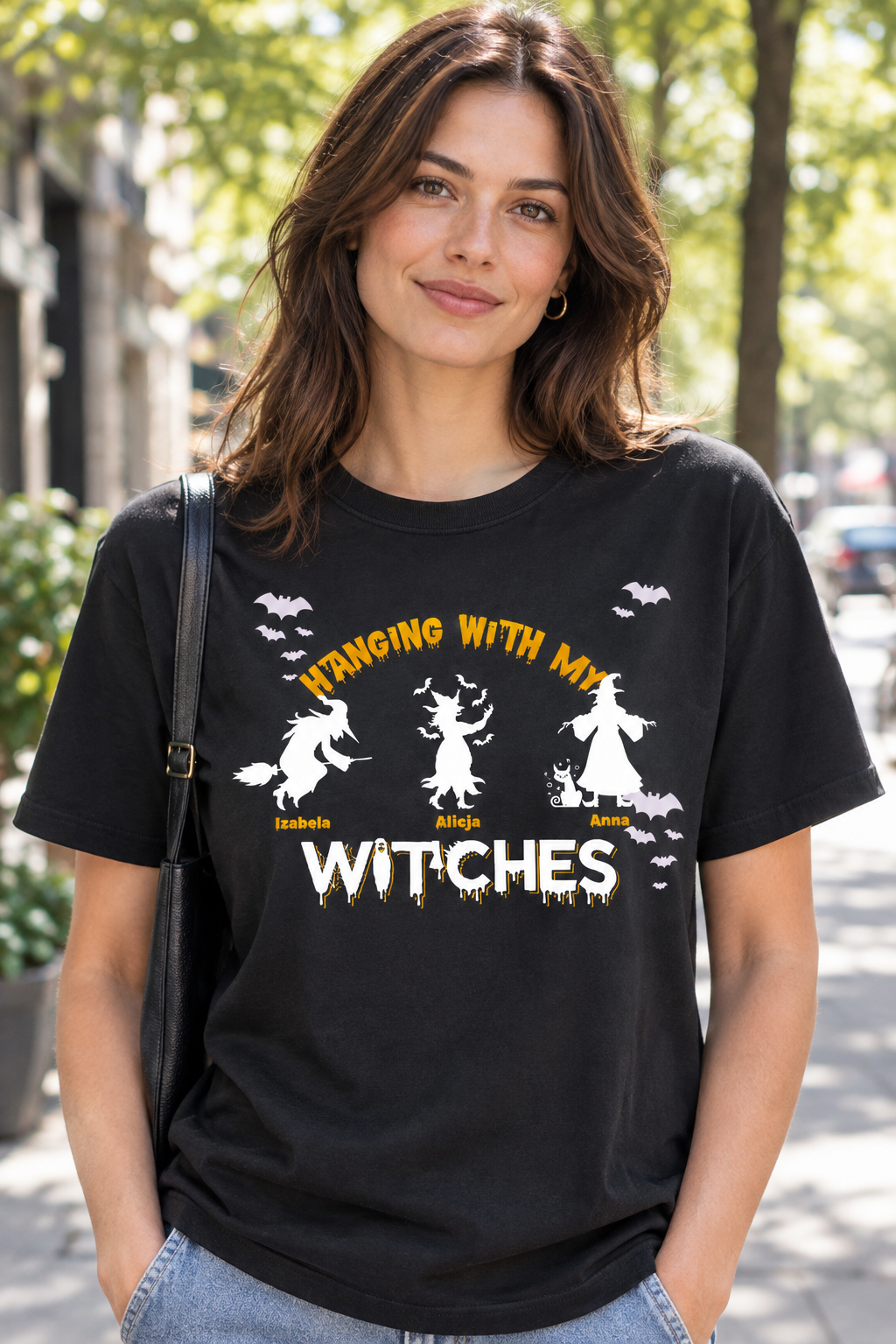 Hanging With My Witches – Koszulka dla czarodziejskiej ekipy