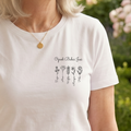 [cc] Koszulka personalizowana „Minimalistyczny Ogród” - White - front