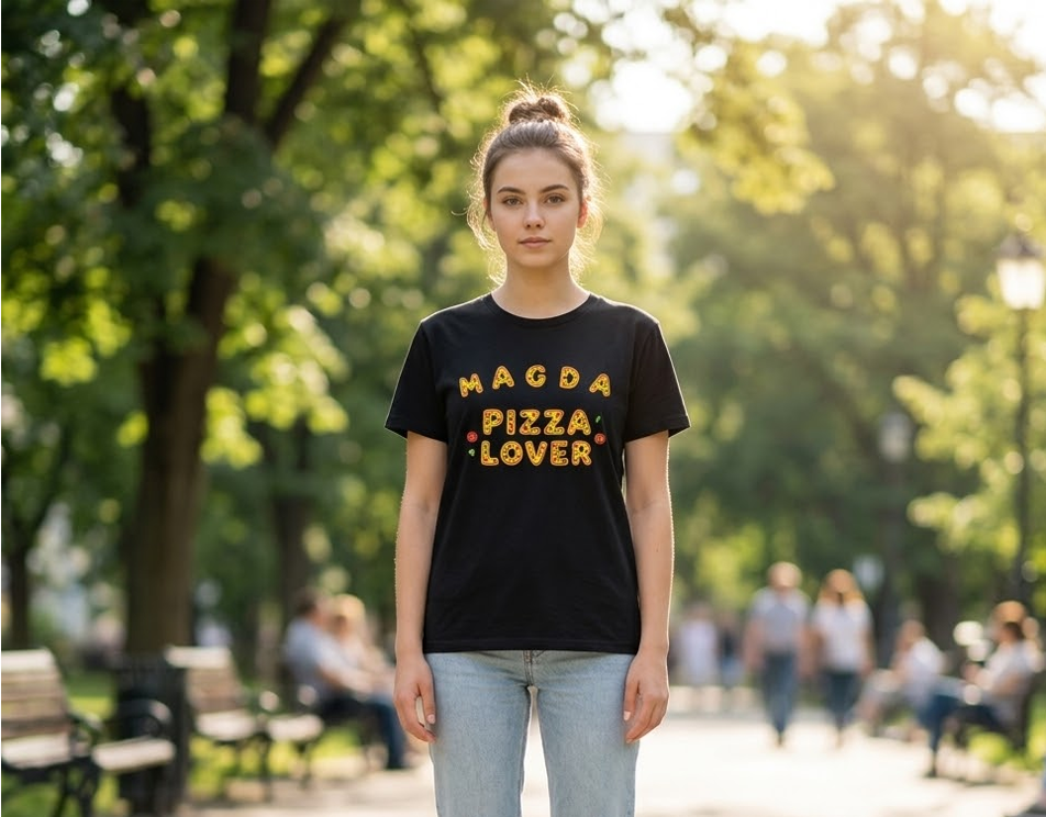 [cc] Pizza Lover – Koszulka dla tych, którzy kochają każdy kawałek życia - Black - front