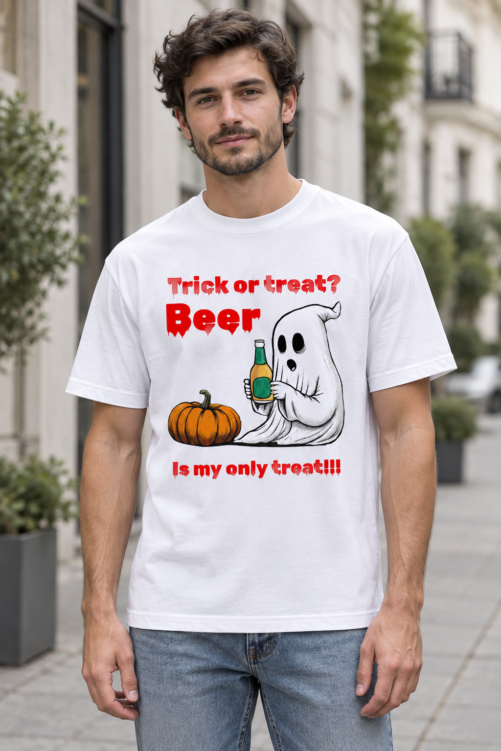 [cc] Halloween Treats – Koszulka, która zdradza Twoje małe grzeszki - White - front