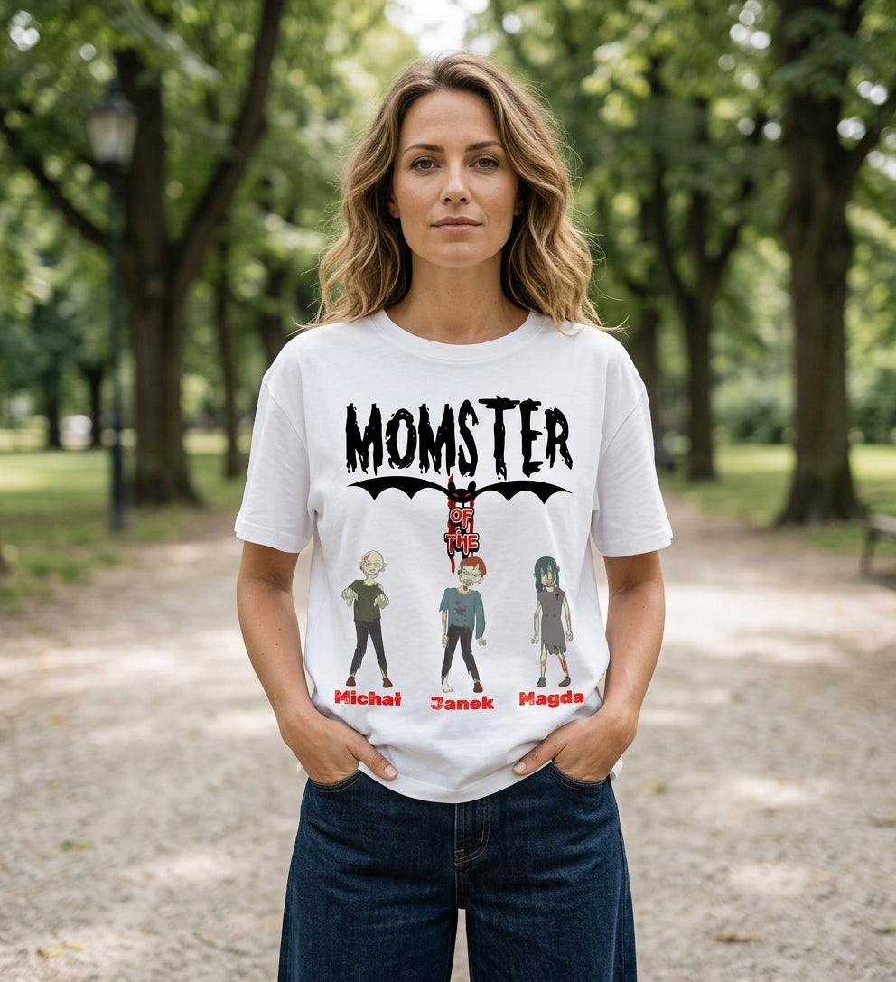 [cc] Momster – Koszulka dla potwornej mamy - White - front
