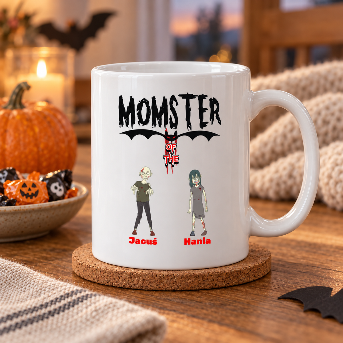 [cc] Momster – Kubek dla potwornej mamy - Biały - wrap