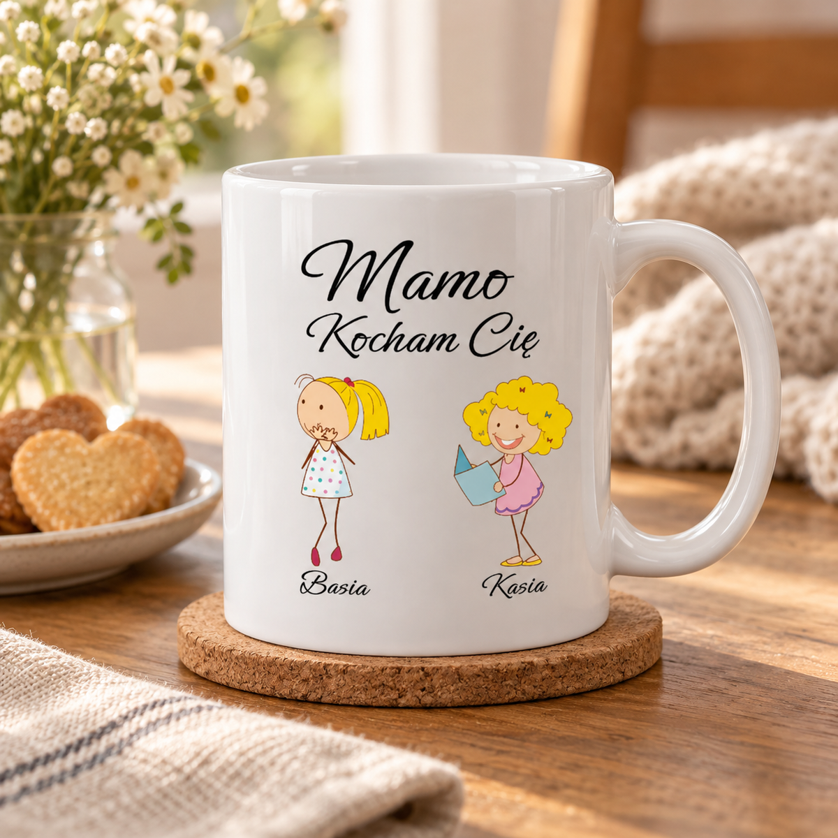 [cc] Personalizowany kubek dla Mamy - Biały - wrap